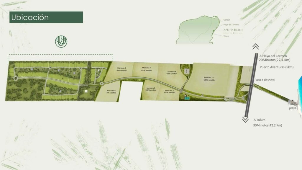 Terrenos en playa del carmen selvamia